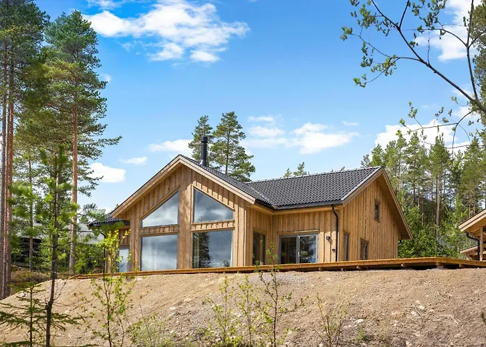 Semesteranläggning (resort) Gronnsted 8p With Bathtub Hot Tub