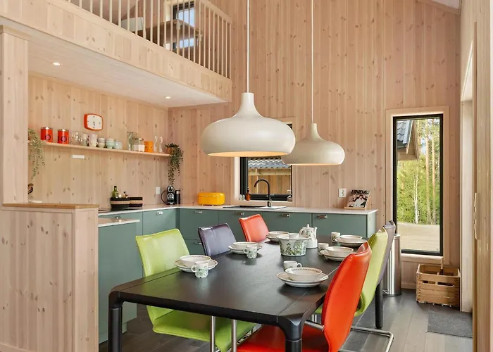 Semesteranläggning (resort) Gronnsted 8p With Bathtub Hot Tub