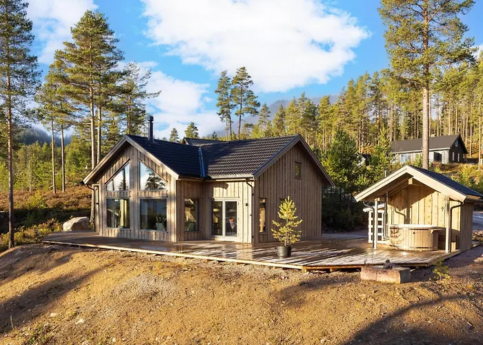 Semesteranläggning (resort) Gronnsted 8p With Bathtub Hot Tub